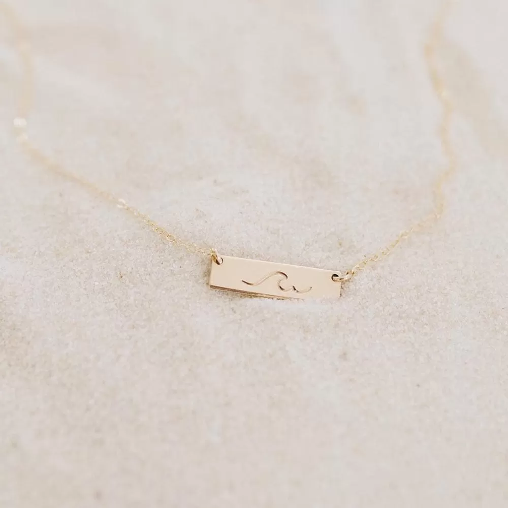 Mini Bar Necklace | 1.0 horizontal bar | Final Sale