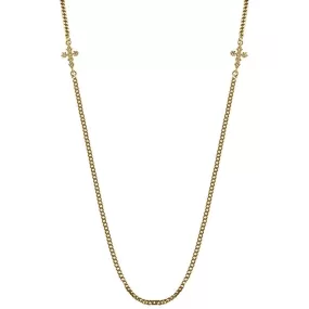 Mister Double Micro Crucis Necklace