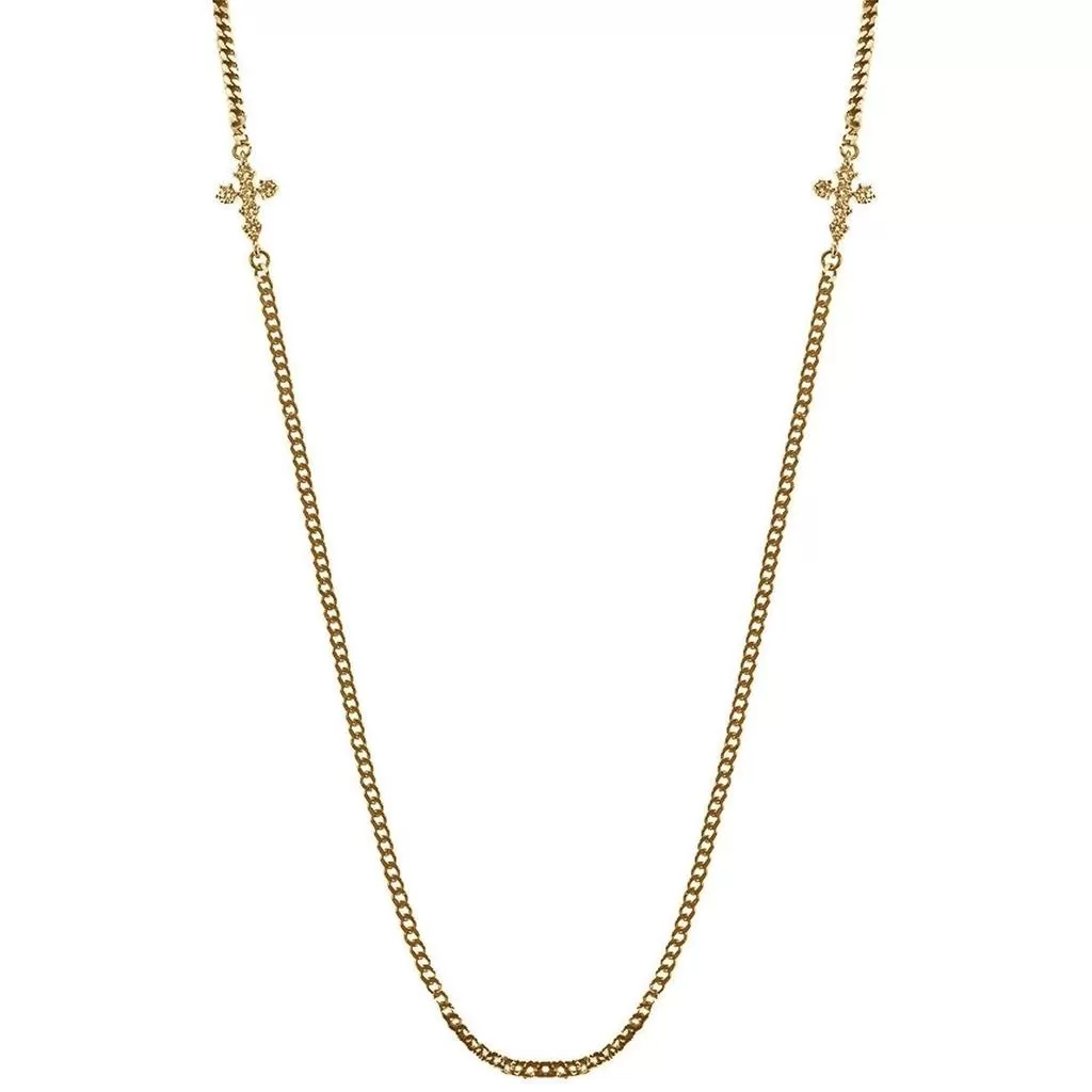 Mister Double Micro Crucis Necklace