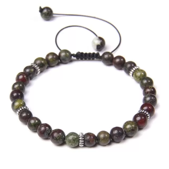 Natural Bloodstone Adjustable Bracelet