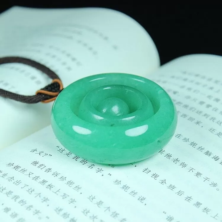 Natural Tanglin Jade Stone Pendant Necklace