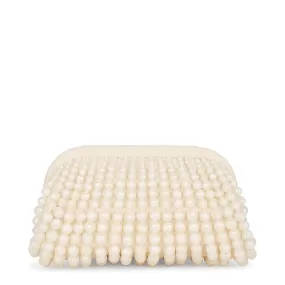 NIA Beaded Clutch, Ivory