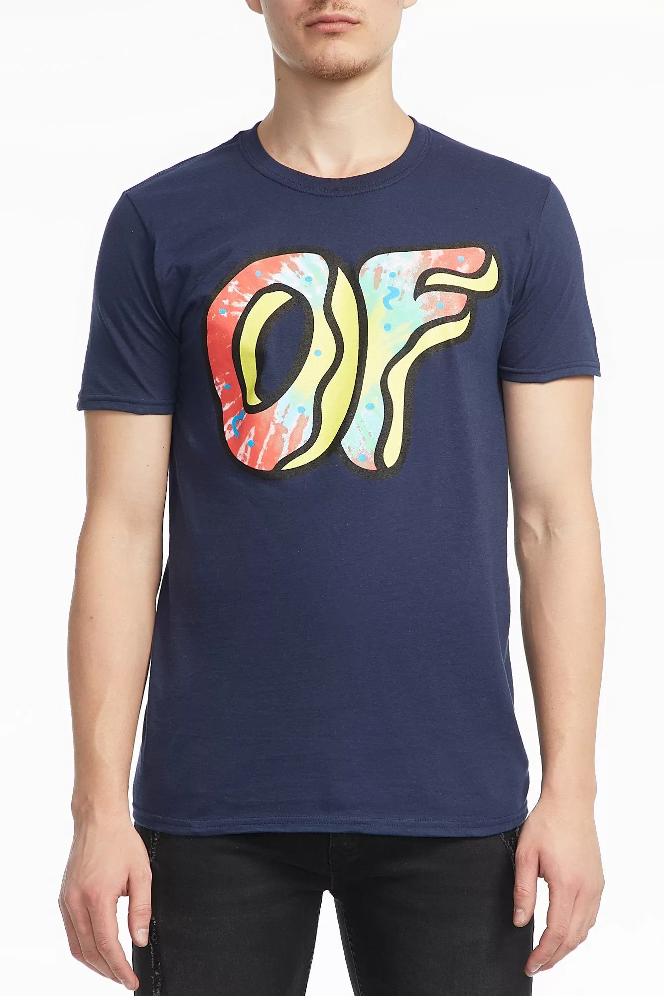 Odd Future TD Donut Logo Navy Tee