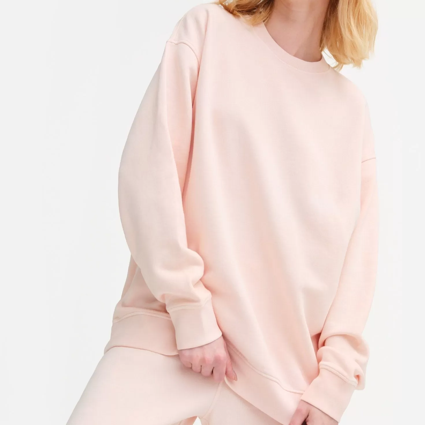 Organic Fleece Oversized Sweatshirt