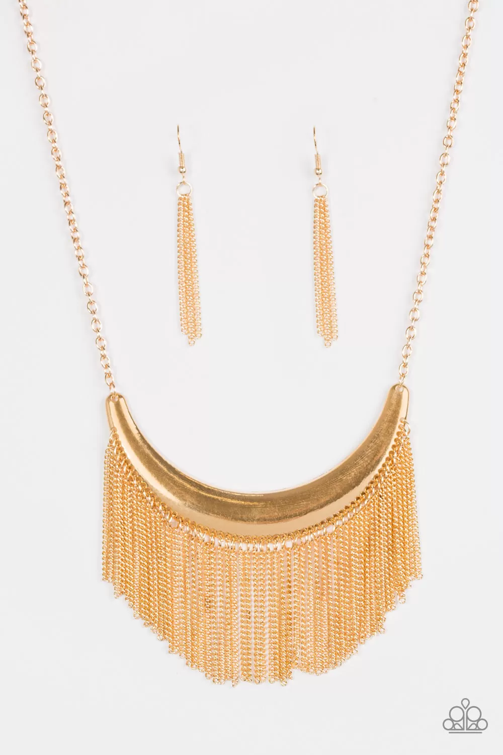 Paparazzi Accessories  - Zoo Zone - Gold Necklace