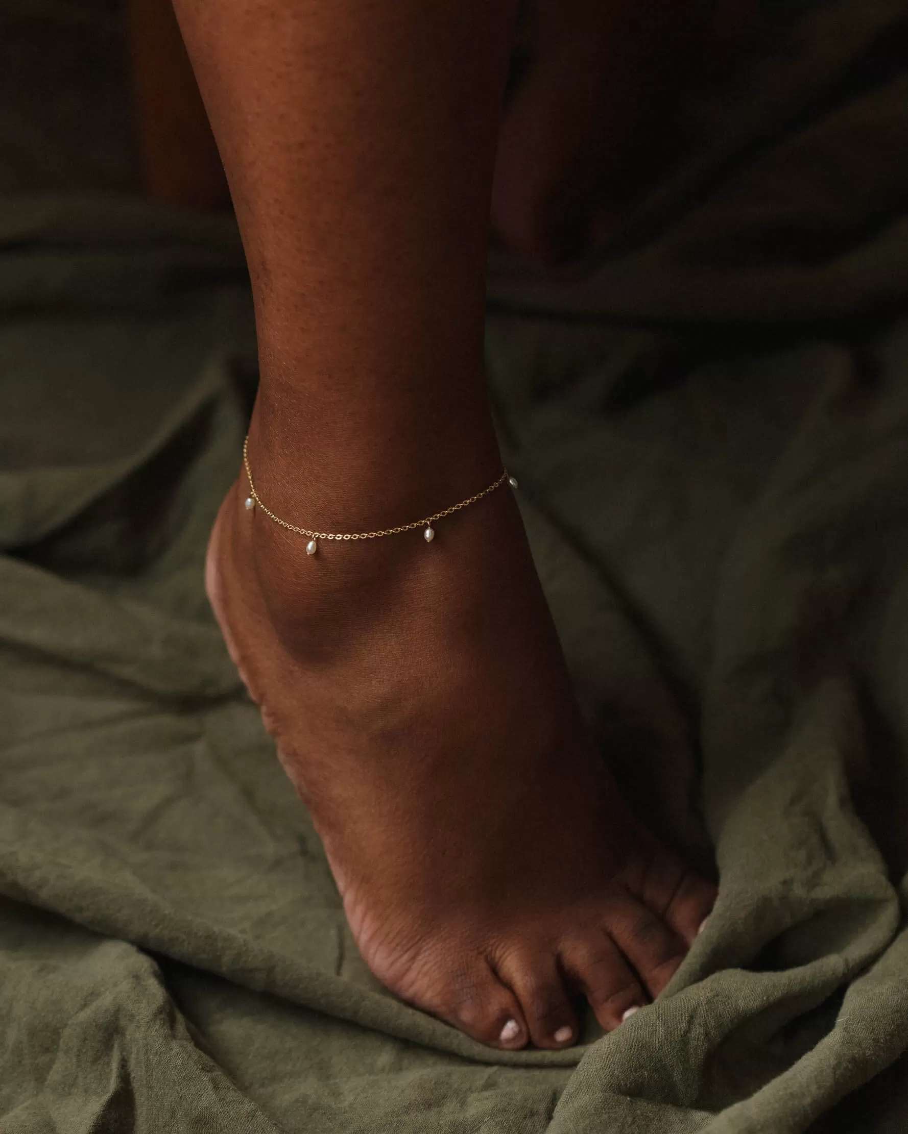 Pearl Droplet Anklet