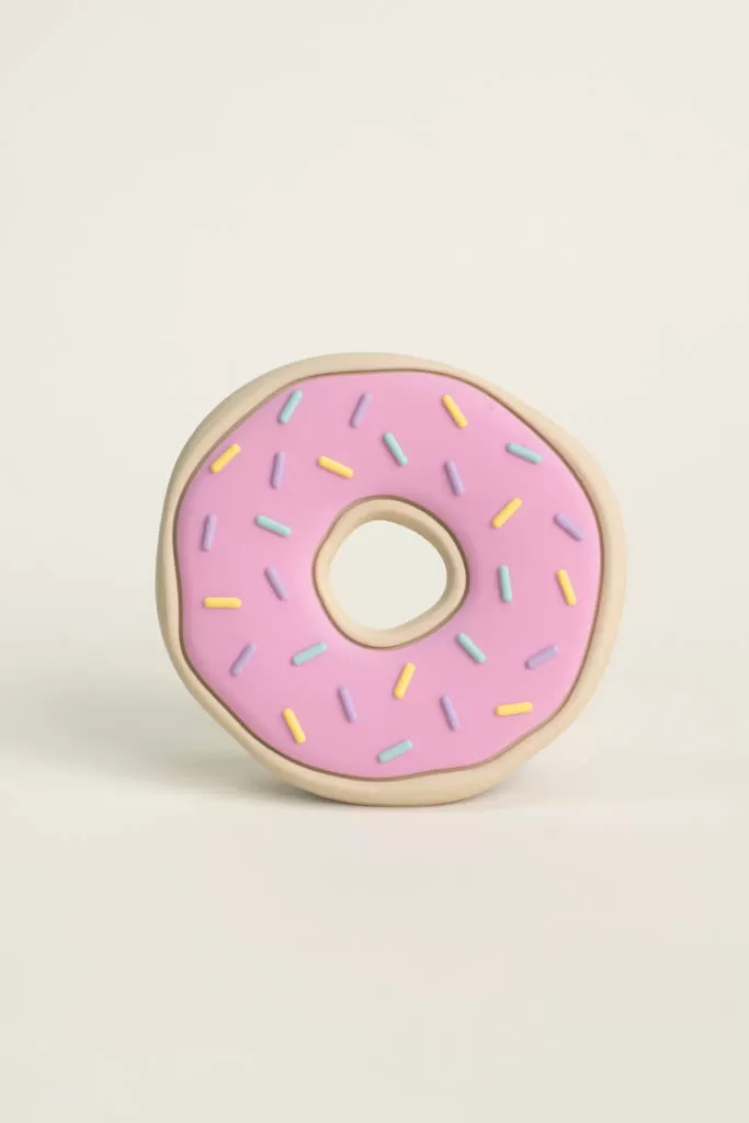 Pink Donut Teething Toy