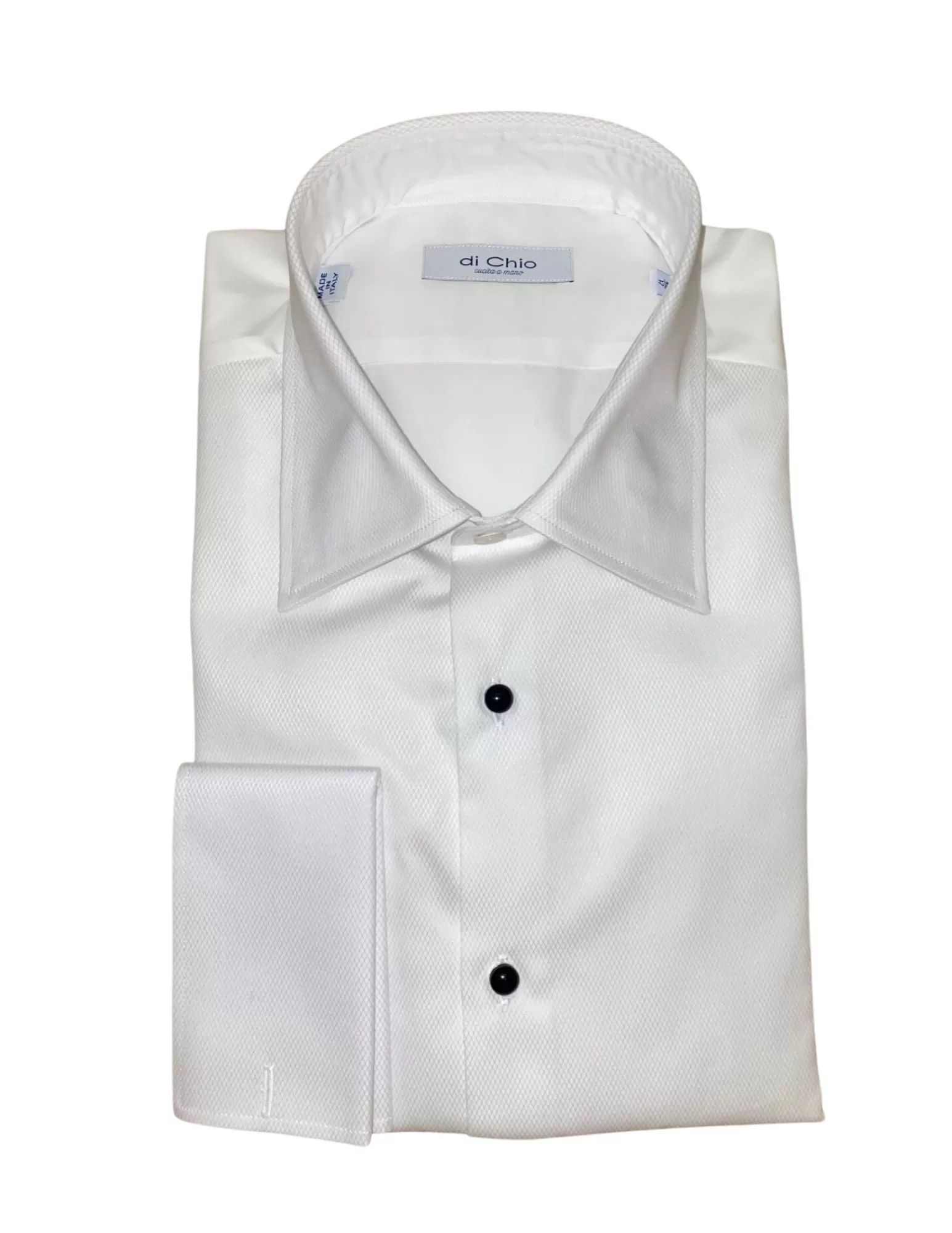 Pique Stud Front Formal Shirt