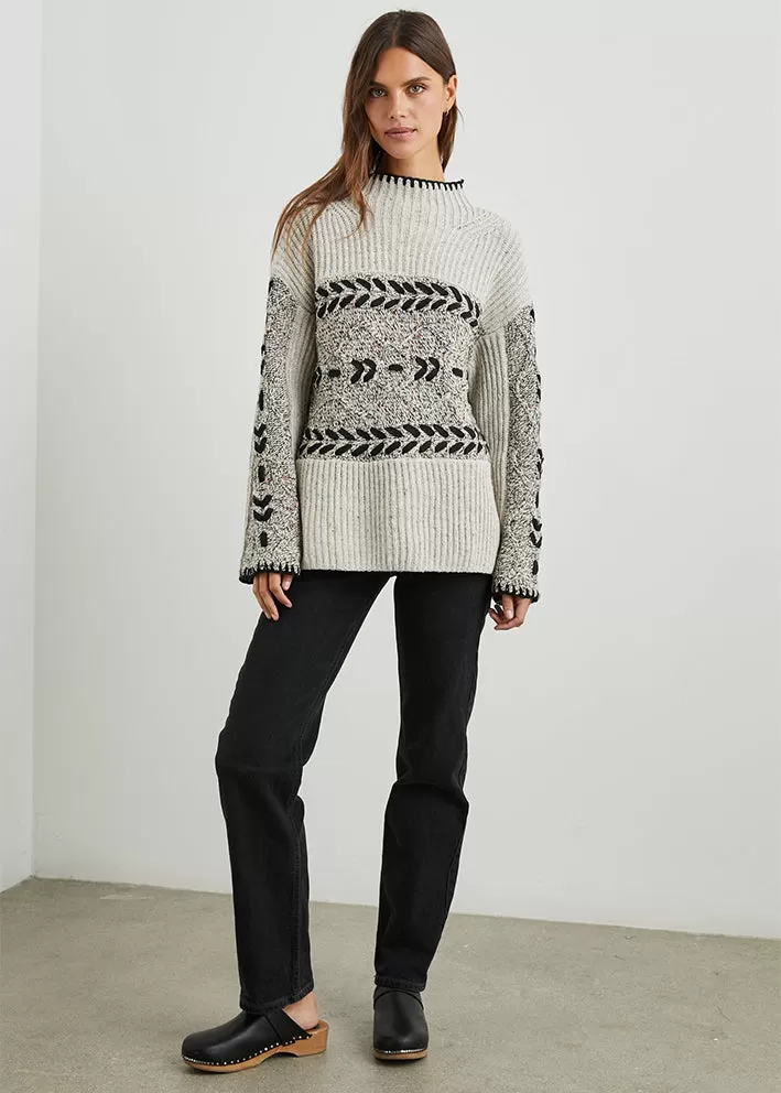 Rails Raini Sweater - Heather Cables