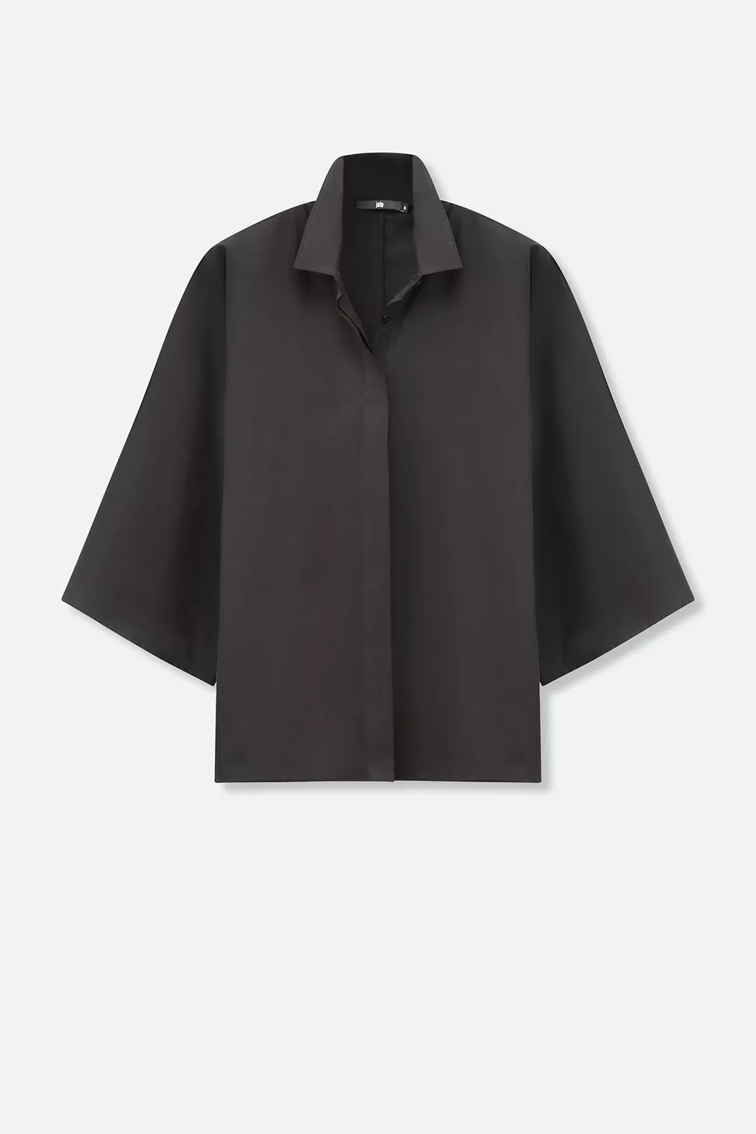 REMI KIMONO SLEEVE SHIRT IN ITALIAN COTTON STRETCH