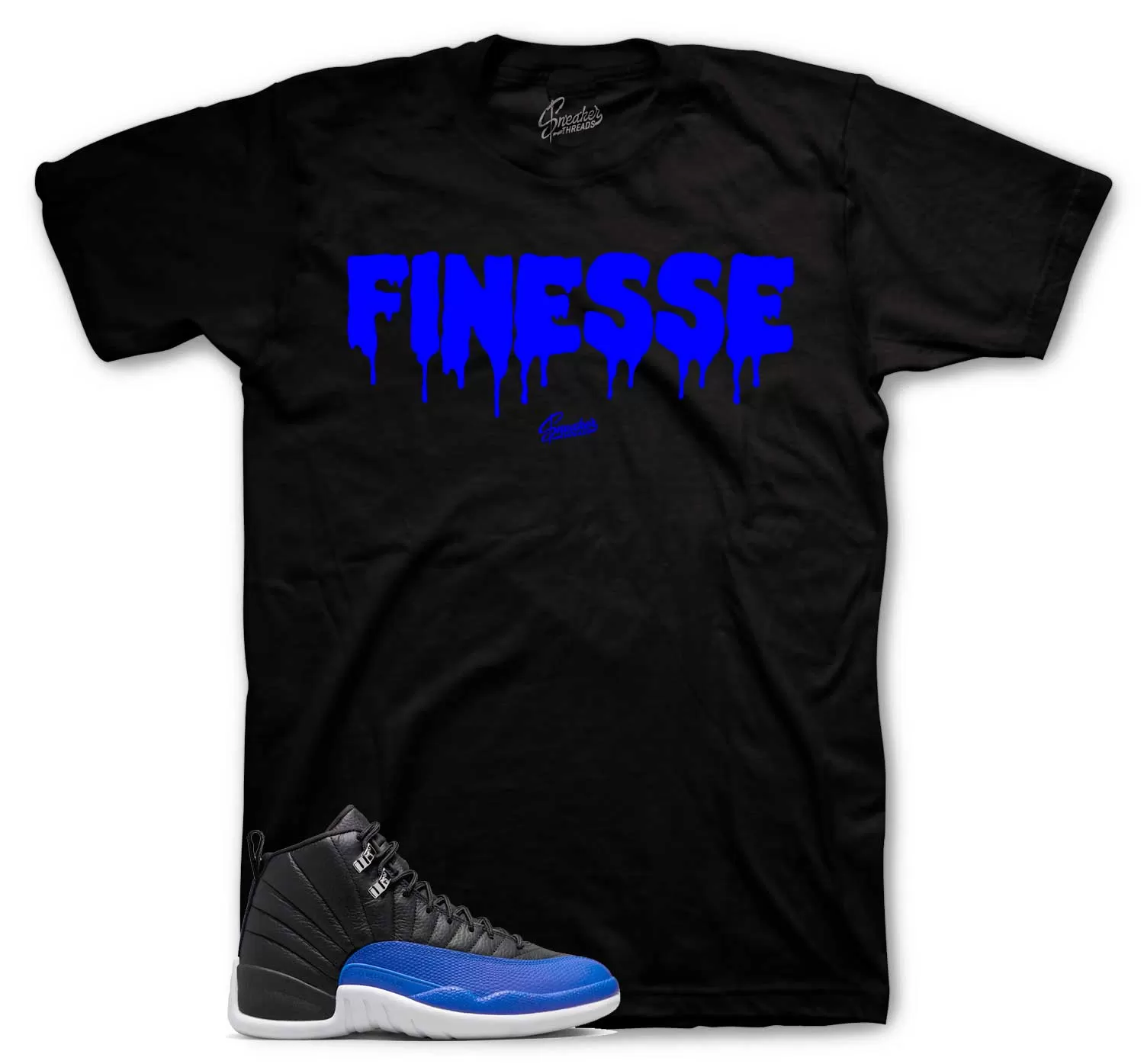 Retro 12 Hyper Royal Shirt - Finesse - Black