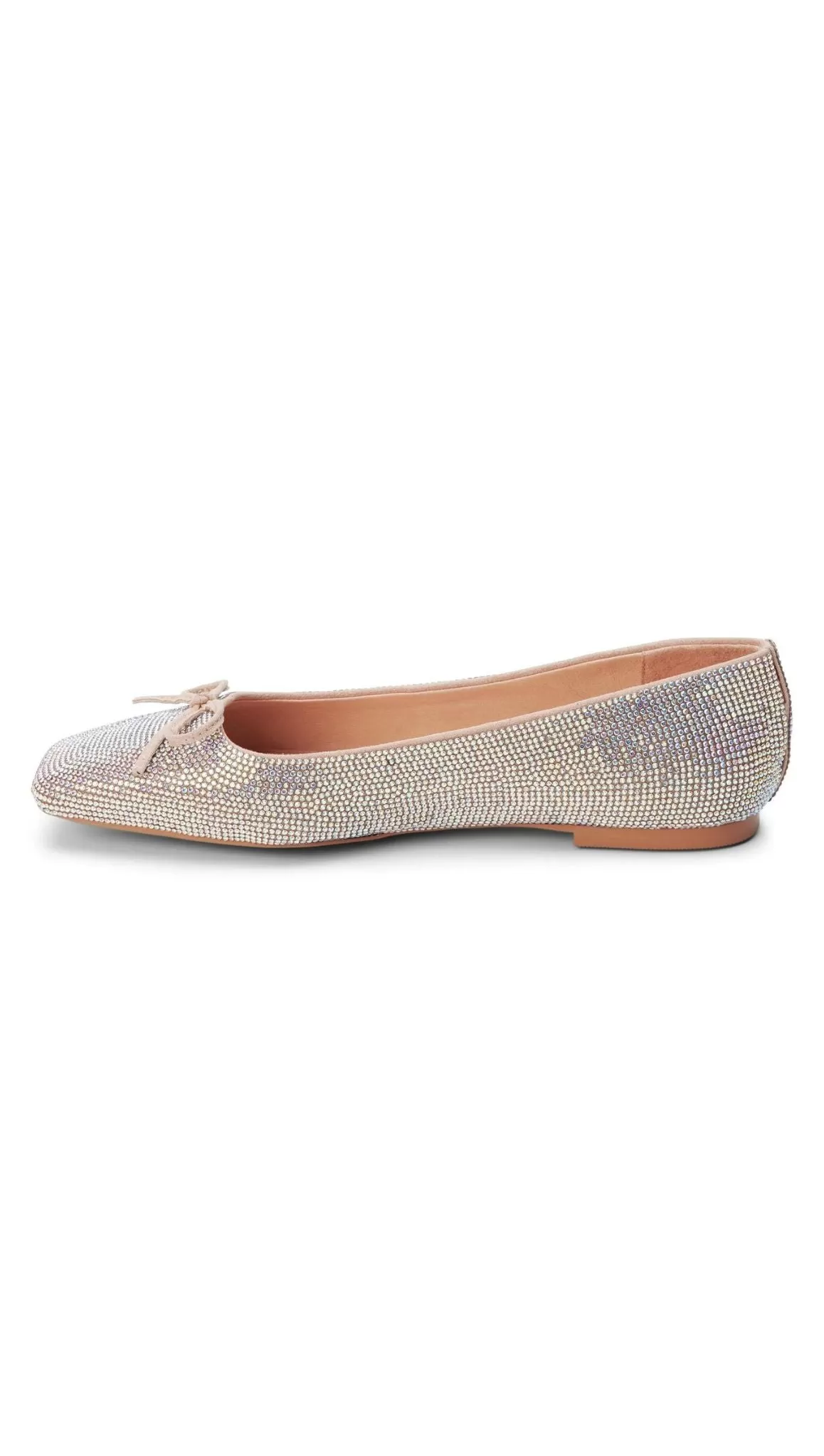 Roxy Ballet Flat - Clear Rhinestone