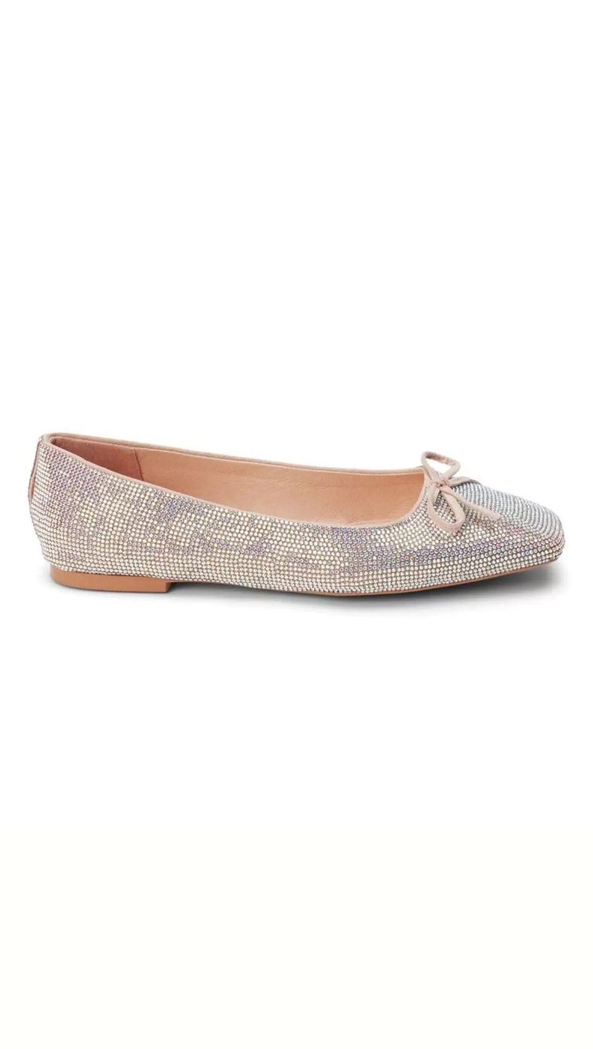 Roxy Ballet Flat - Clear Rhinestone