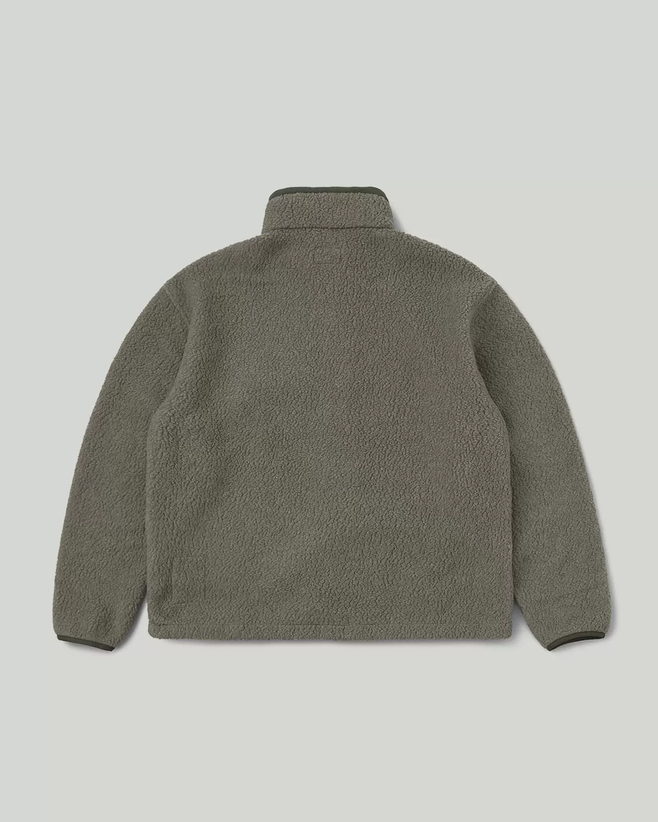 Sherpa Half Zip Pullover Grey