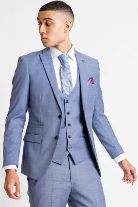 SID - Blue Grey Check Blazer