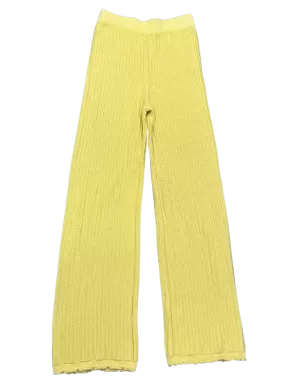 Size 8 - Arthur Apparel Limoncello Pinstripe Knit Pants