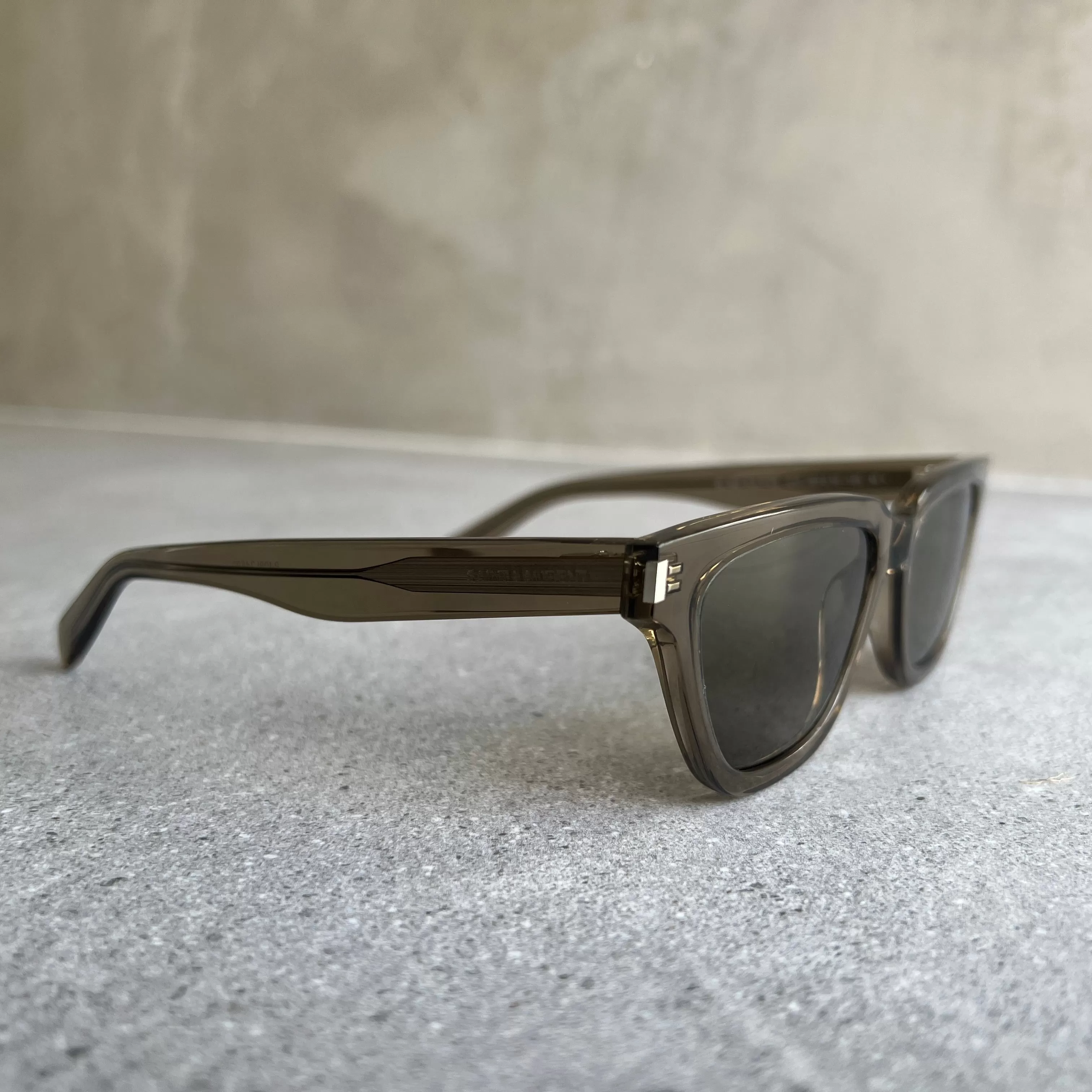 SL462 Suplice Acetate Sunglasses, Translucent Brown