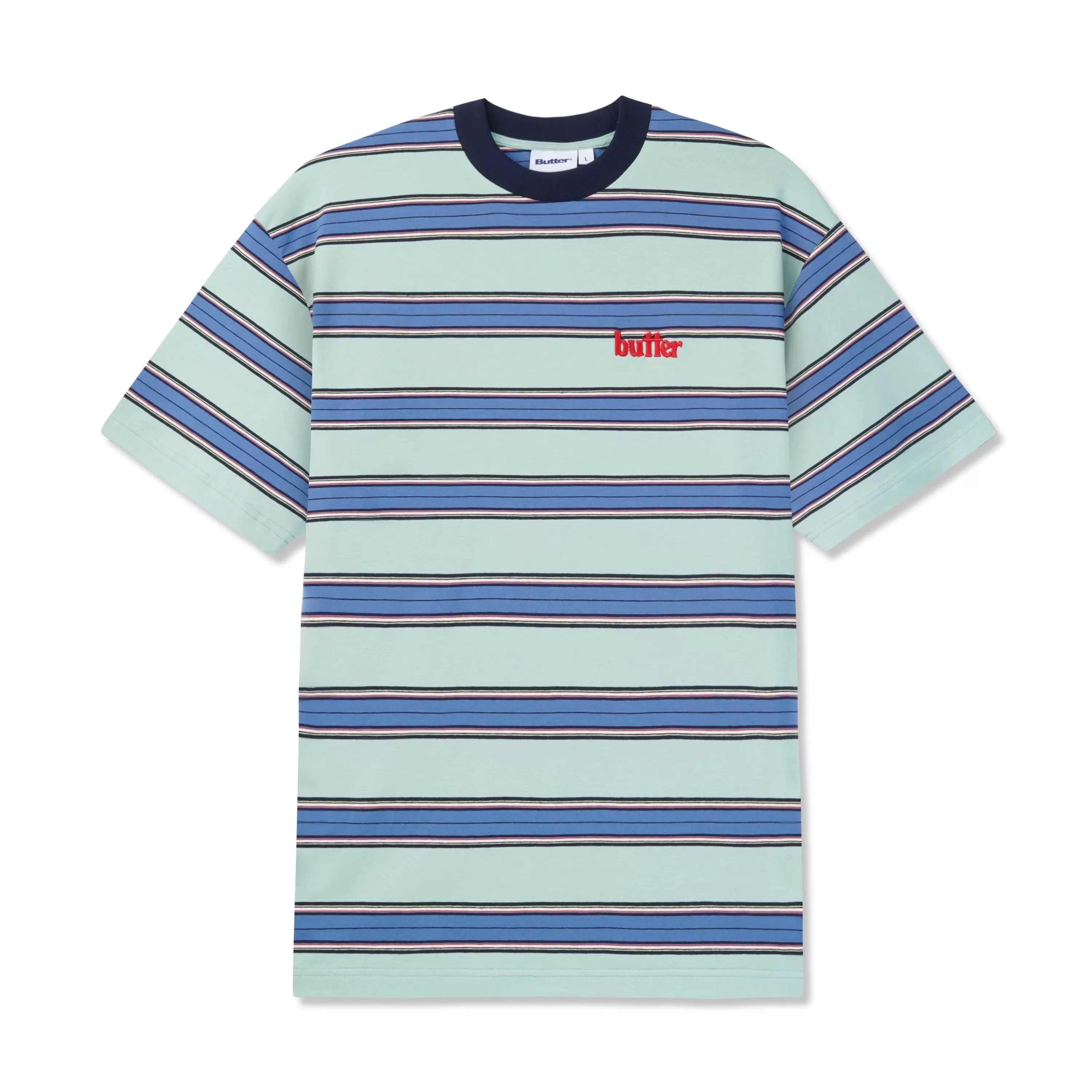 Stripe Tee, Ice / Blue