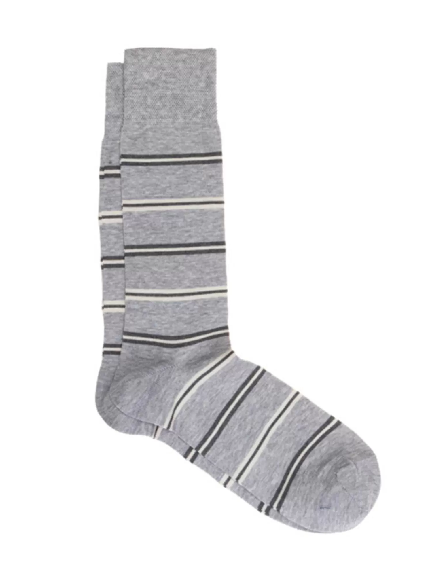 Striped Socks | Grey Mix