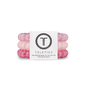 Teleties Hair Tie - Large Band Pack of 3 - Made Me Blush