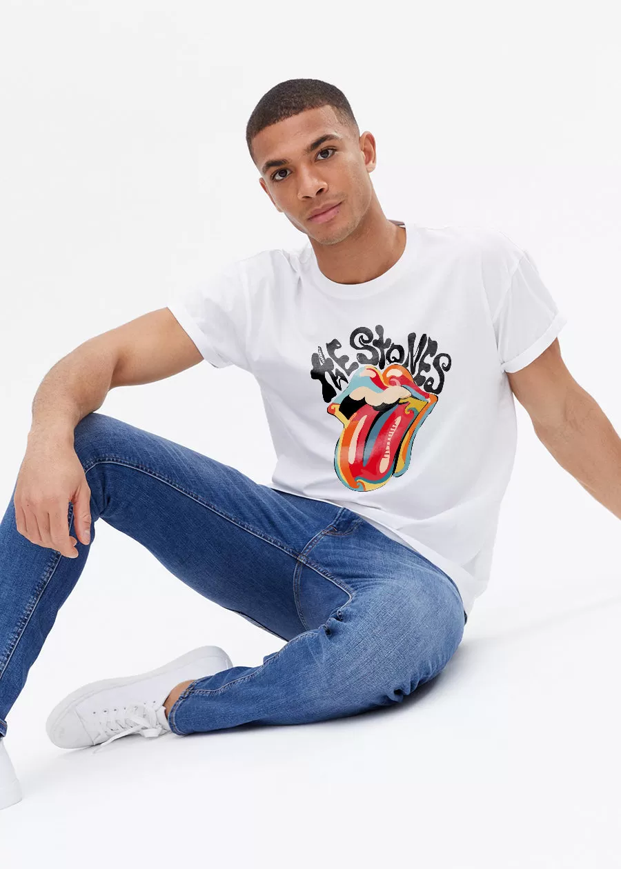 The Rolling Stones Men Half Sleeve T-Shirt