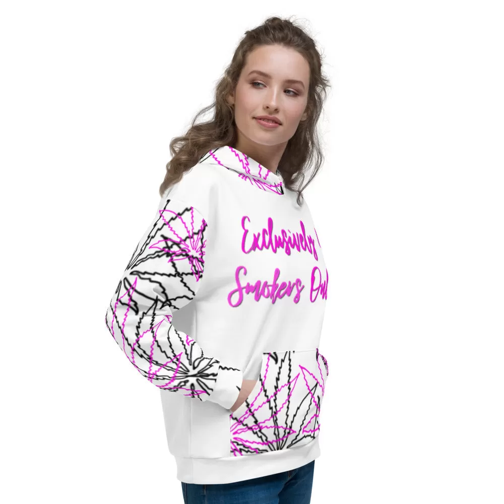 Unisex Pink/Black Leaf E4SO Hoodie