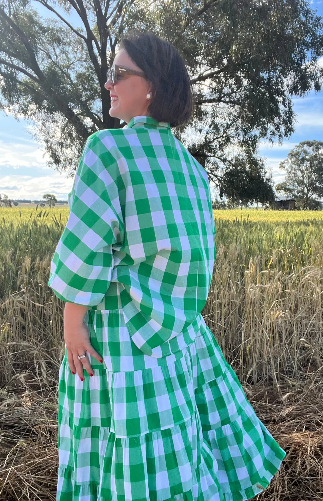 Veronica Skirt - Apple Check