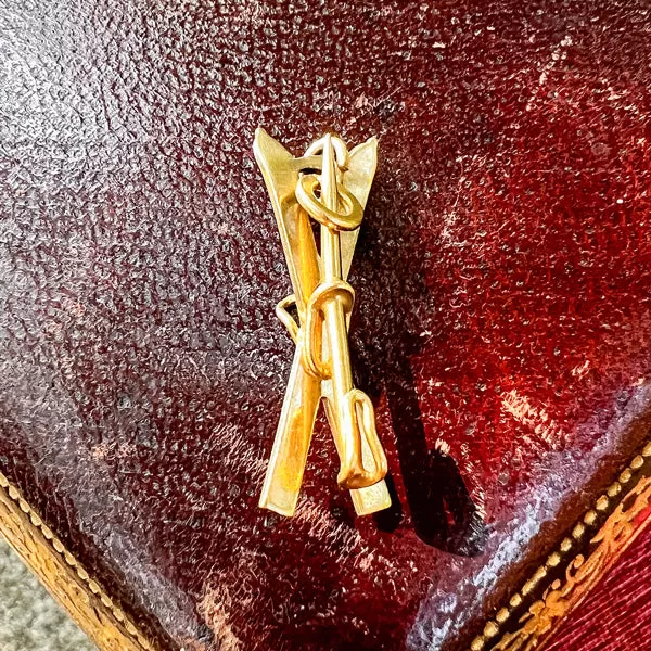 Vintage Ski Charm