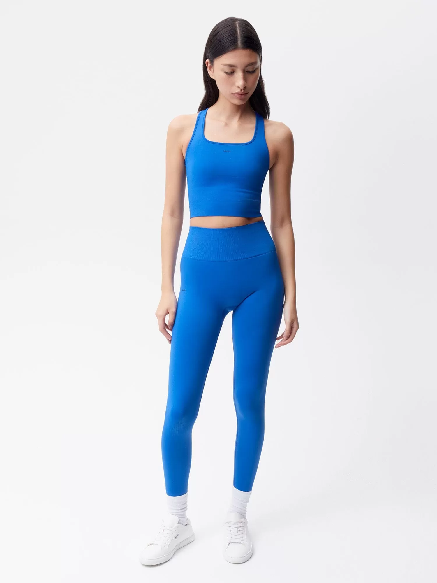 Women's Plant-Stretch Compressive Leggings—Cobalt Blue